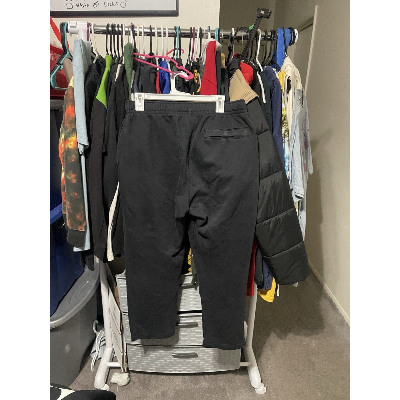 Nike Size L- Nike Sweatsuit Set Black Pullover Hoodie Sweatpants Size US 43 - 7 Thumbnail
