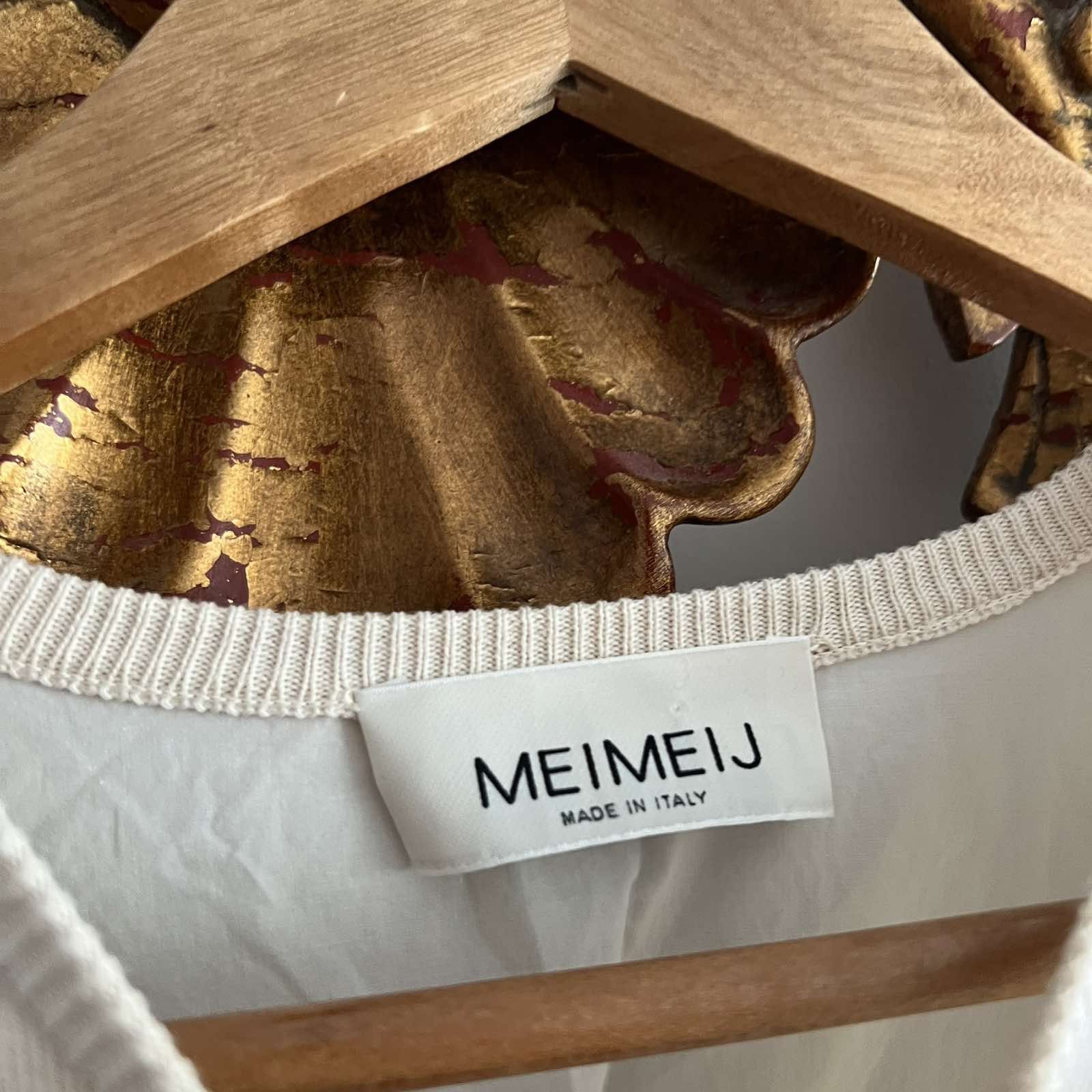 Other MEIMEIJ Short Sleeve Top with Pleated Hem Size M / US 6-8 / IT 42-44 - 4 Thumbnail