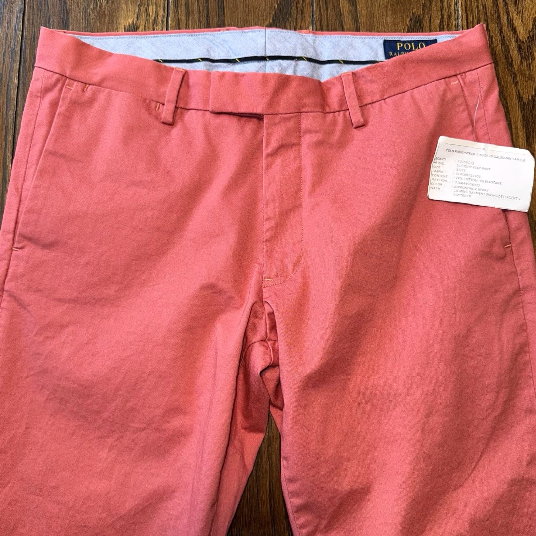 Polo Ralph Lauren Polo Ralph Lauren Pink Slim Fit Stretch Chino Pants Men’s 32x32 New Size US XS / EU 42 / 0 - 3 Thumbnail