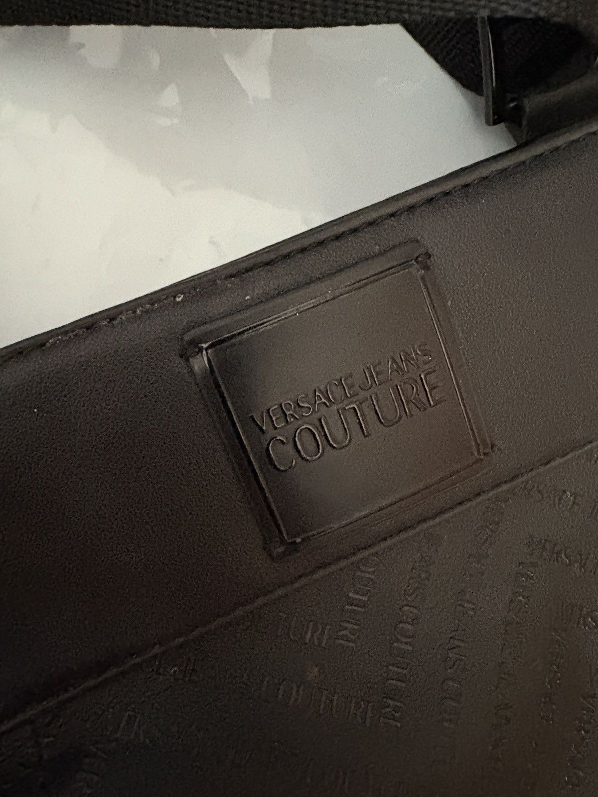 Versace Versace Jeans Couture Black Bag Size ONE SIZE - 3 Thumbnail