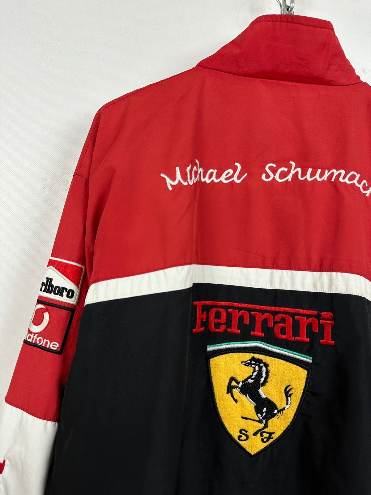 Ferrari Vintage Ferrari Marlboro Vodafone Racing Light Track Jacket Size US XL / EU 56 / 4 - 18 Thumbnail