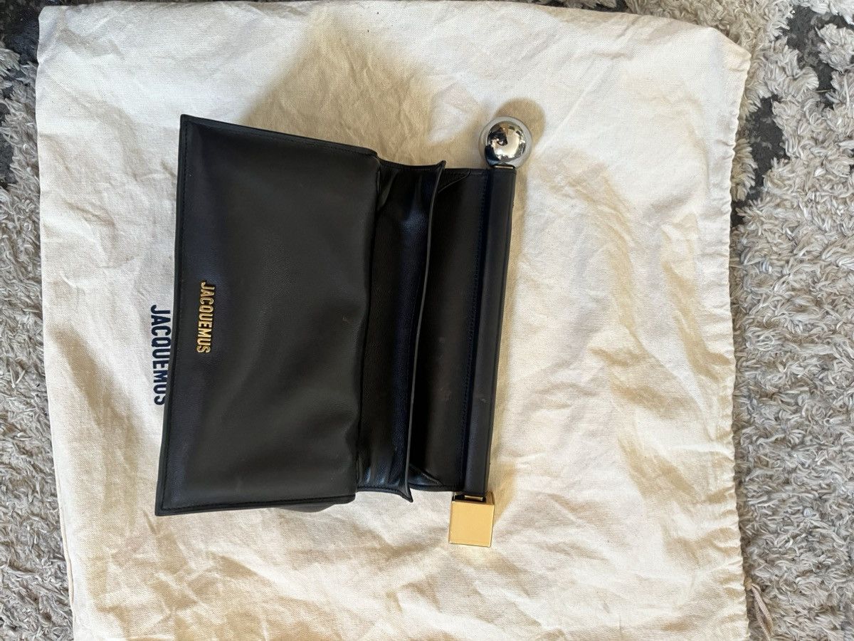 Jacquemus Jacquemus Black Les Classiques “The Rond Carre” Clutch Size ONE SIZE - 3 Thumbnail