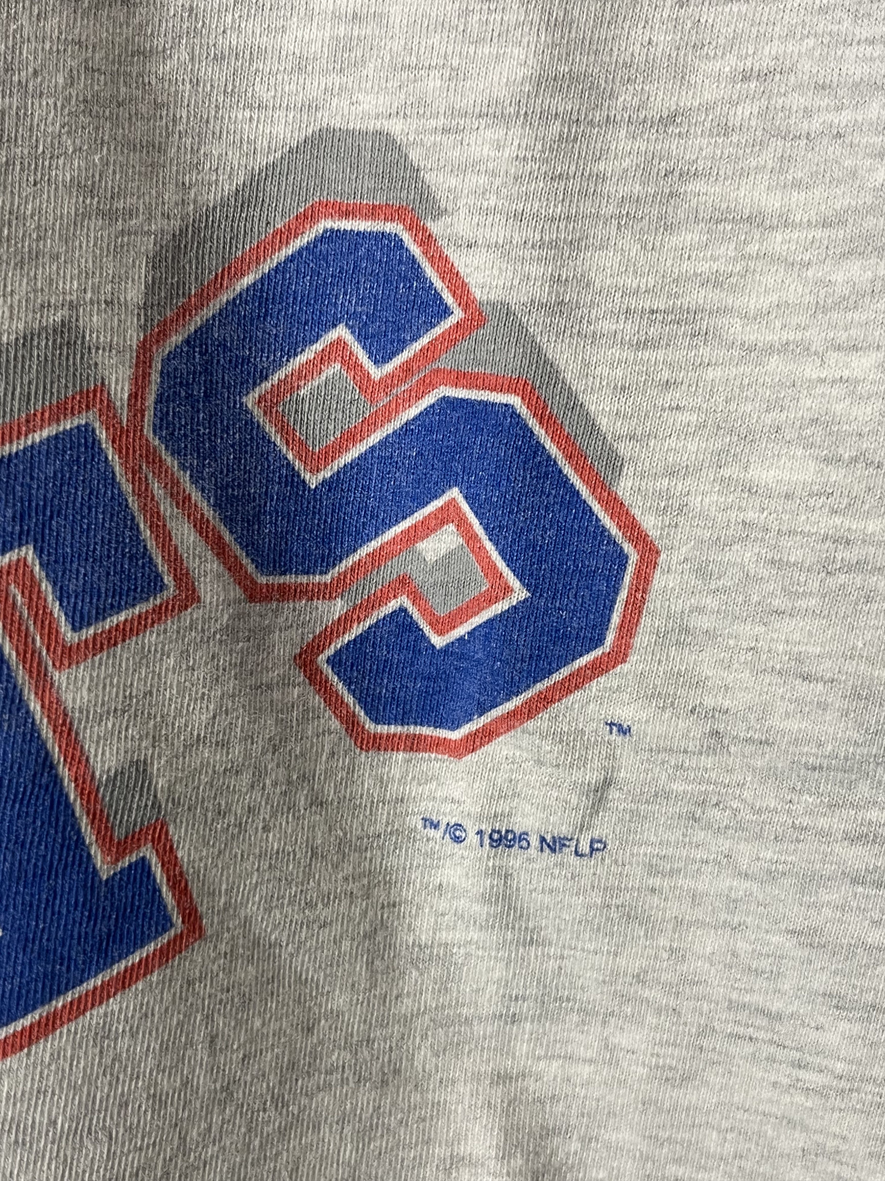NFL × Vintage 1996 NFL New York Giants USA Hanes Beffy T Shirt Size US L / EU 52-54 / 3 - 3 Thumbnail