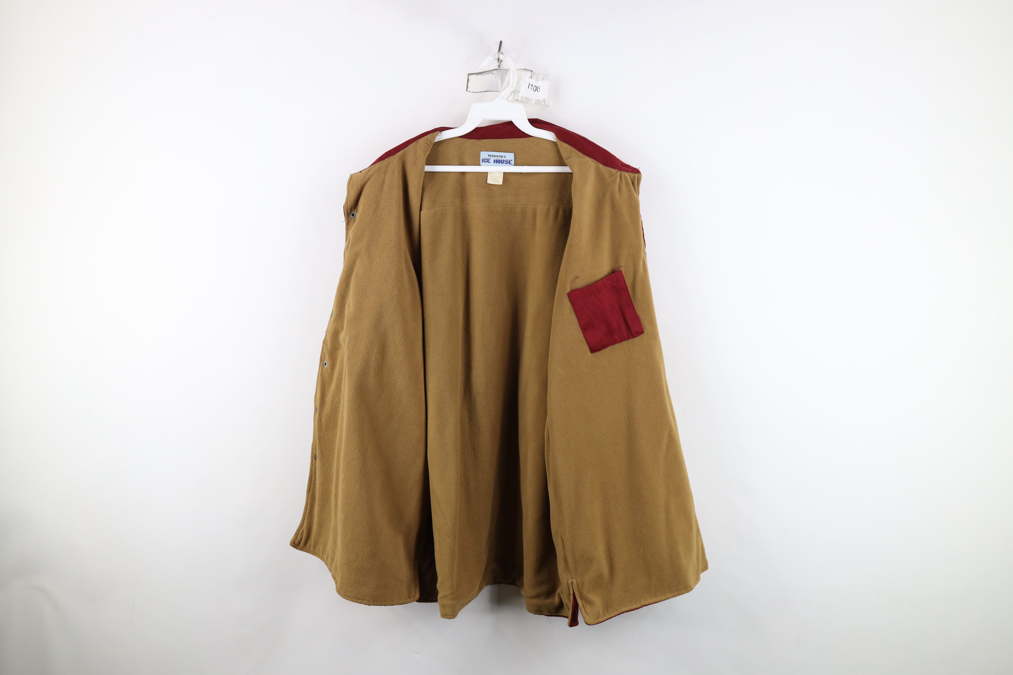 Vintage Vintage 90s Y2K Streetwear Lined Button Shirt Jacket Jac Size US L / EU 52-54 / 3 - 8 Thumbnail