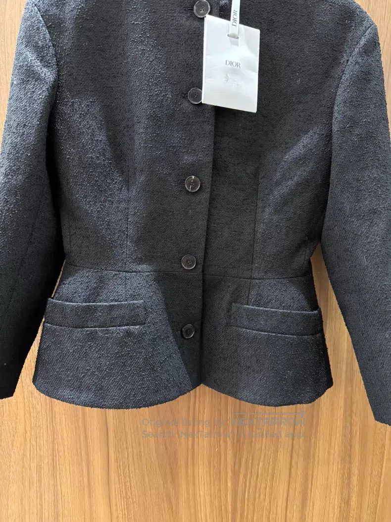 Dior Dior Black wool short coat Size XXS / US 00 / IT 34 - 3 Thumbnail