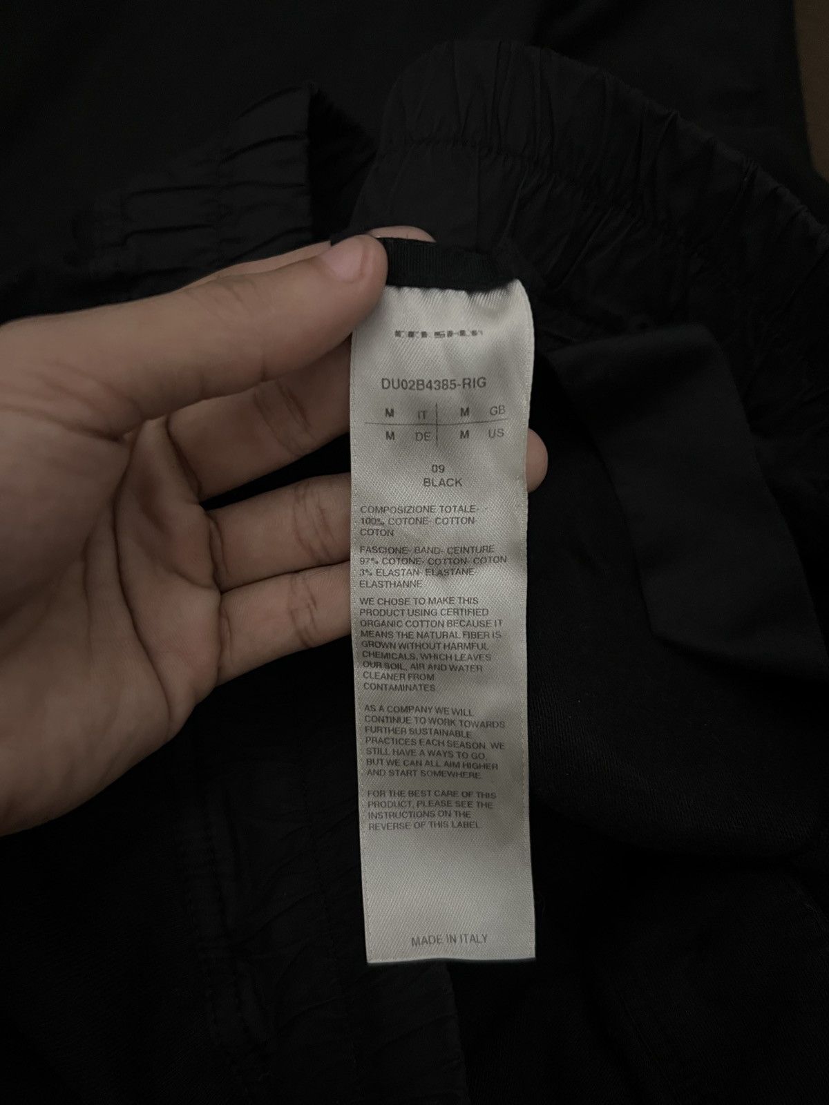 Rick Owens Drkshdw Rick Owens Drkshdw - F/W22 Drawstring Drop Crotch Trouser Size US 32 / EU 48 - 14 Thumbnail
