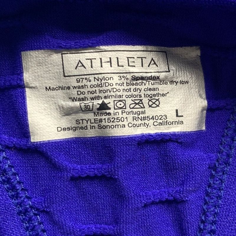 Athleta Athleta Womens Large Racer Back Textured Athletic Tank Top Size L / US 10 / IT 46 - 5 Thumbnail