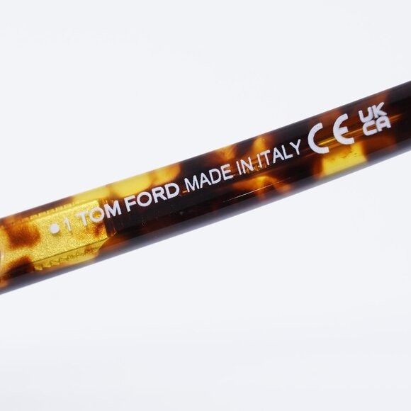 Tom Ford Tom Ford FT5939-B 053 Eyeglasses Havana 52mm Square Frame Size ONE SIZE - 9 Thumbnail