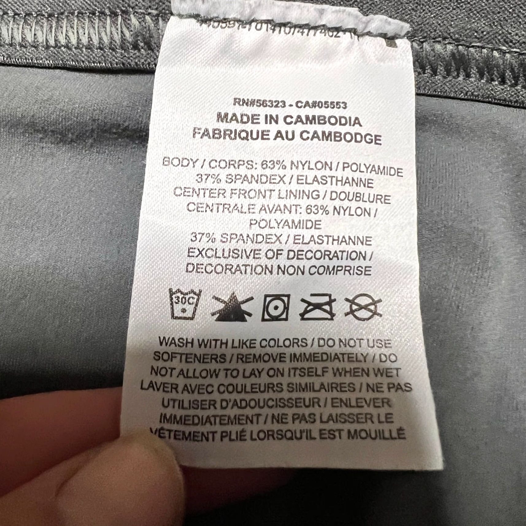 Nike Nike Leggings Mens XXL Infinalon Dri-FIT 3/4 Gray Tight CT1830 Yoga Pants Size US 39 - 5 Thumbnail