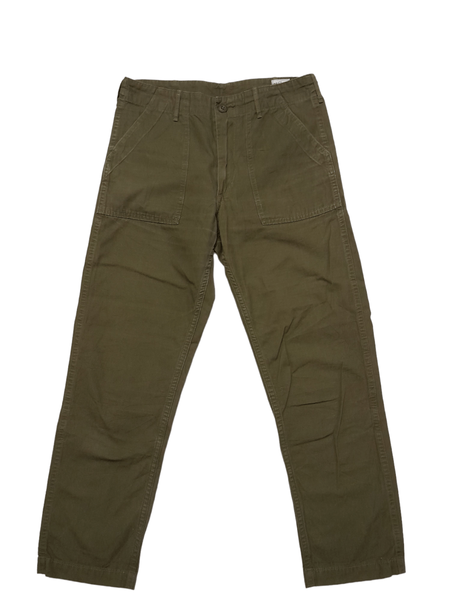 image of Orslow Japan Ichiro Nakatsu Baker Pant (F170) Waist 28 in Green, Men's