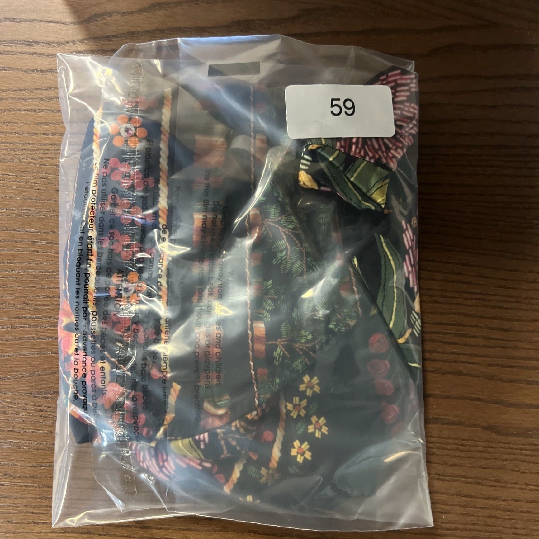 Vintage Farm Praia Womens Black Floral Onepiece Swimsuit Size Medium Size ONE SIZE - 4 Thumbnail