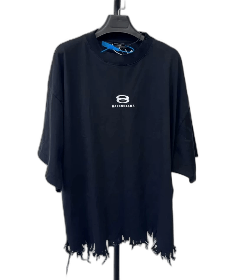 Balenciaga balenciaga distressed oversized t Size US M / EU 48-50 / 2 - 1 Thumbnail