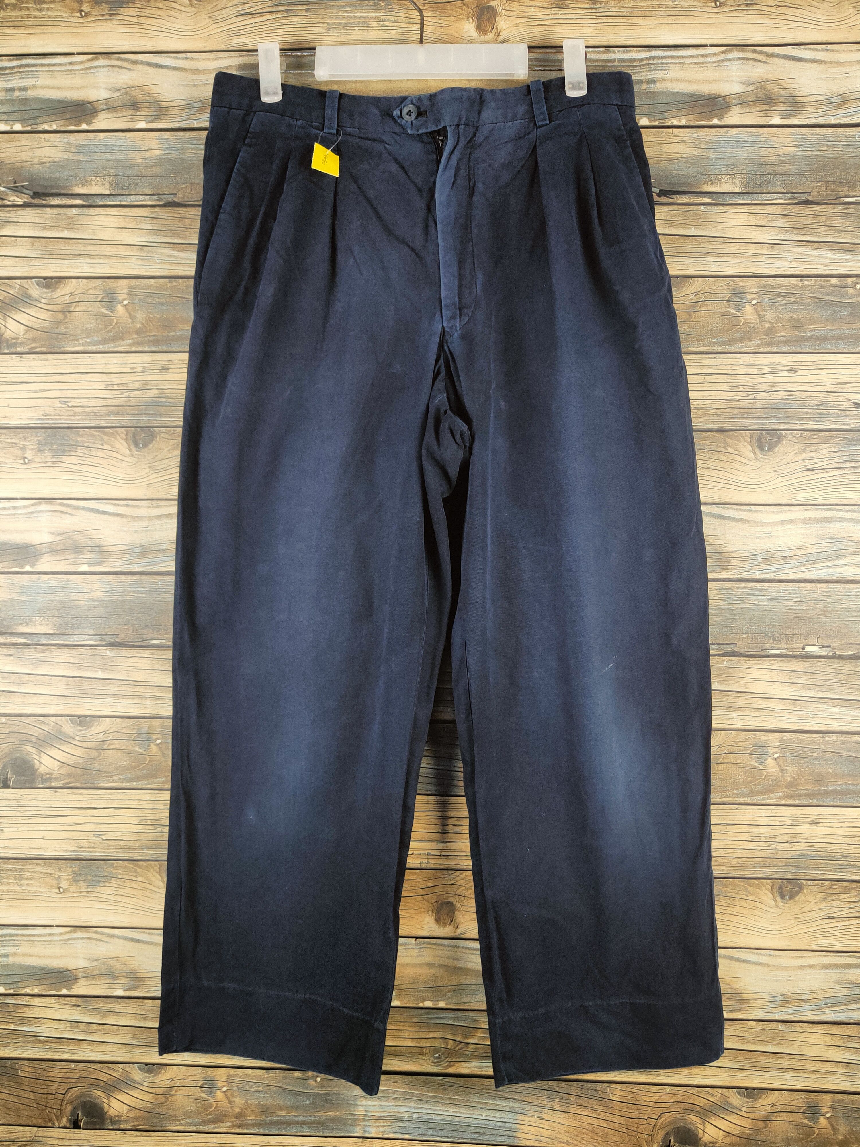 Issey Miyake DL Issey Miyake vintage Navy Casual Pants #46-811 Size US 32 / EU 48 - 1 Thumbnail