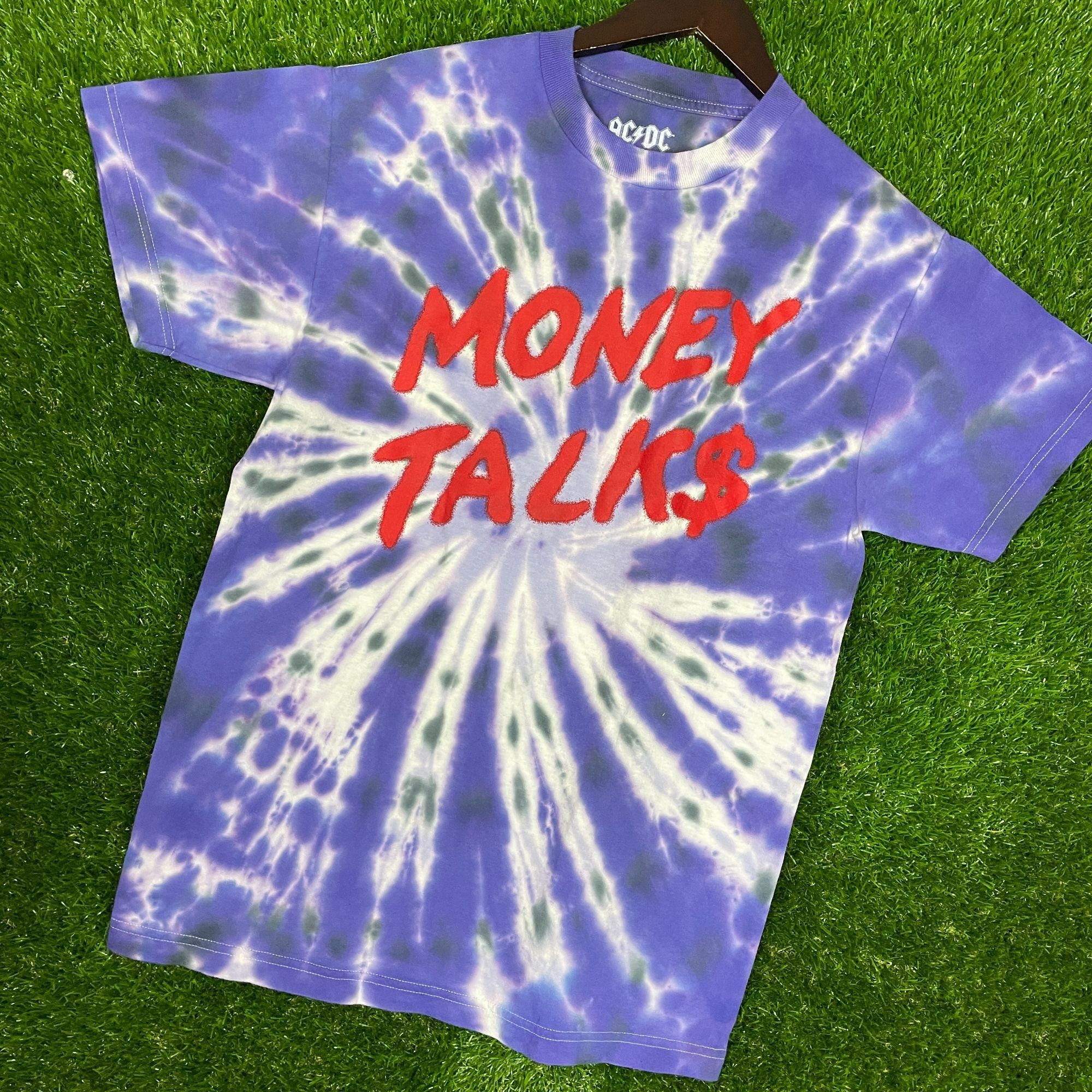 AC/DC AC/DC, Money Talks, Tie-Dye Rock T-shirt size Medium Size US M / EU 48-50 / 2 - 4 Thumbnail