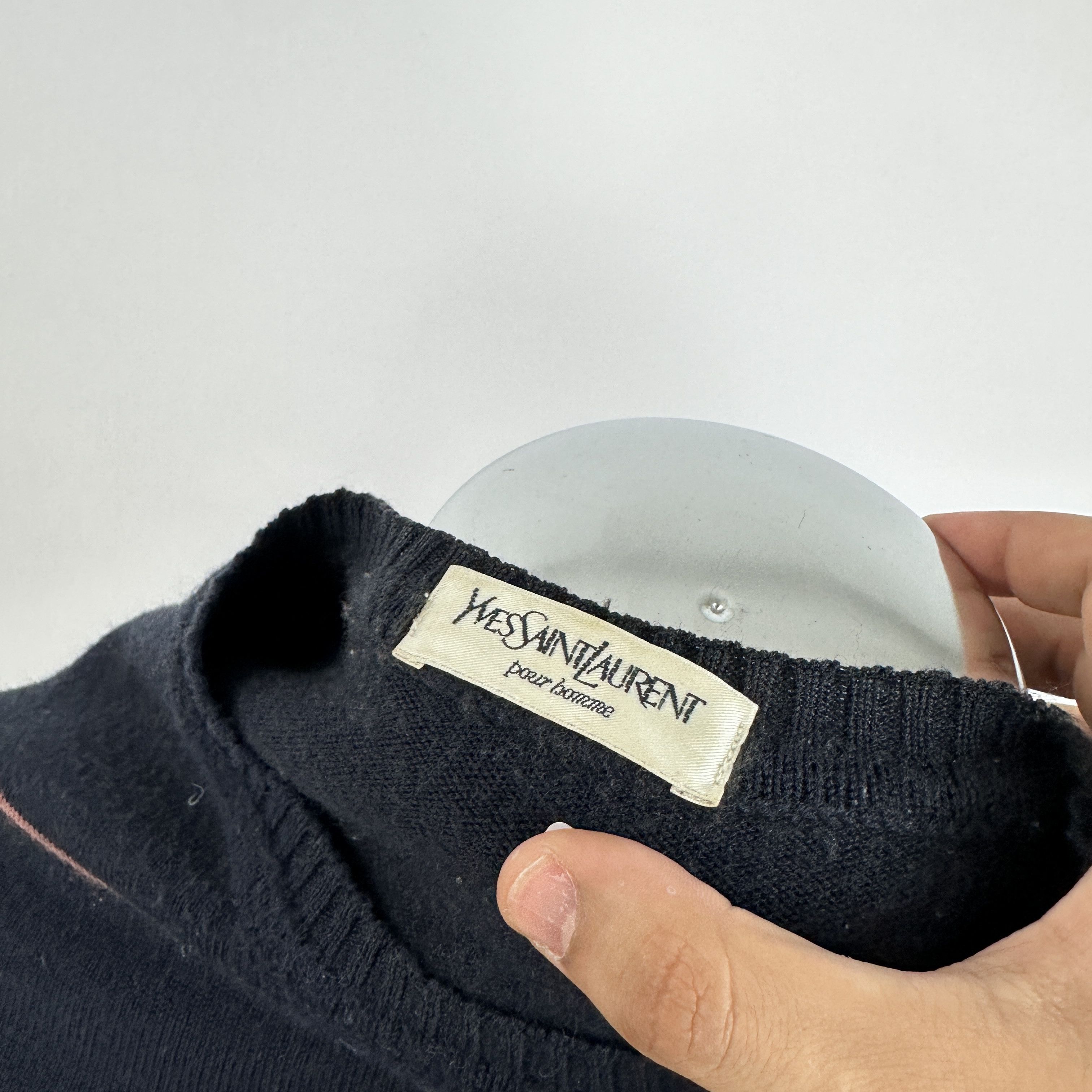 Yves Saint Laurent Maglione YVES SAINT LAURENT Righe Multi – L Size US L / EU 52-54 / 3 - 3 Thumbnail
