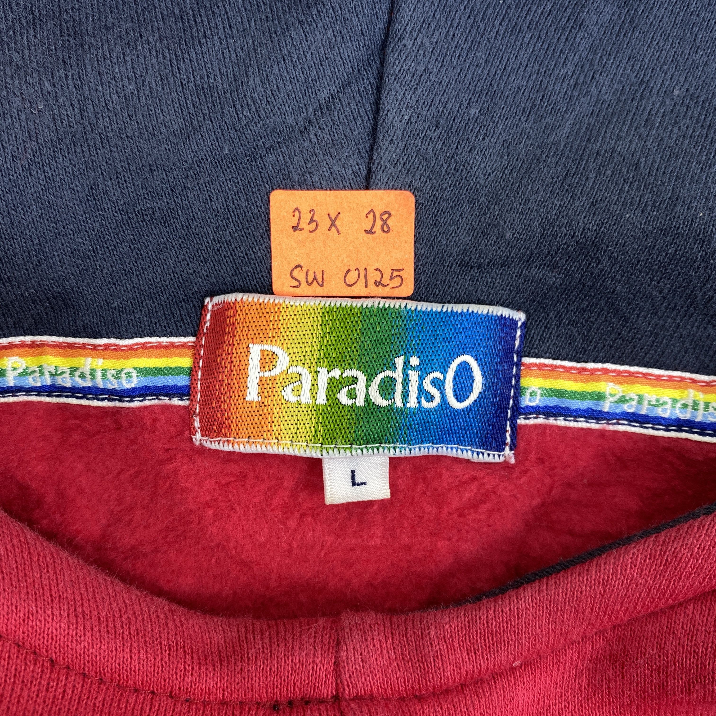 Japanese Brand Vintage Paradiso Hoodie - SW0125 Size US L / EU 52-54 / 3 - 5 Thumbnail