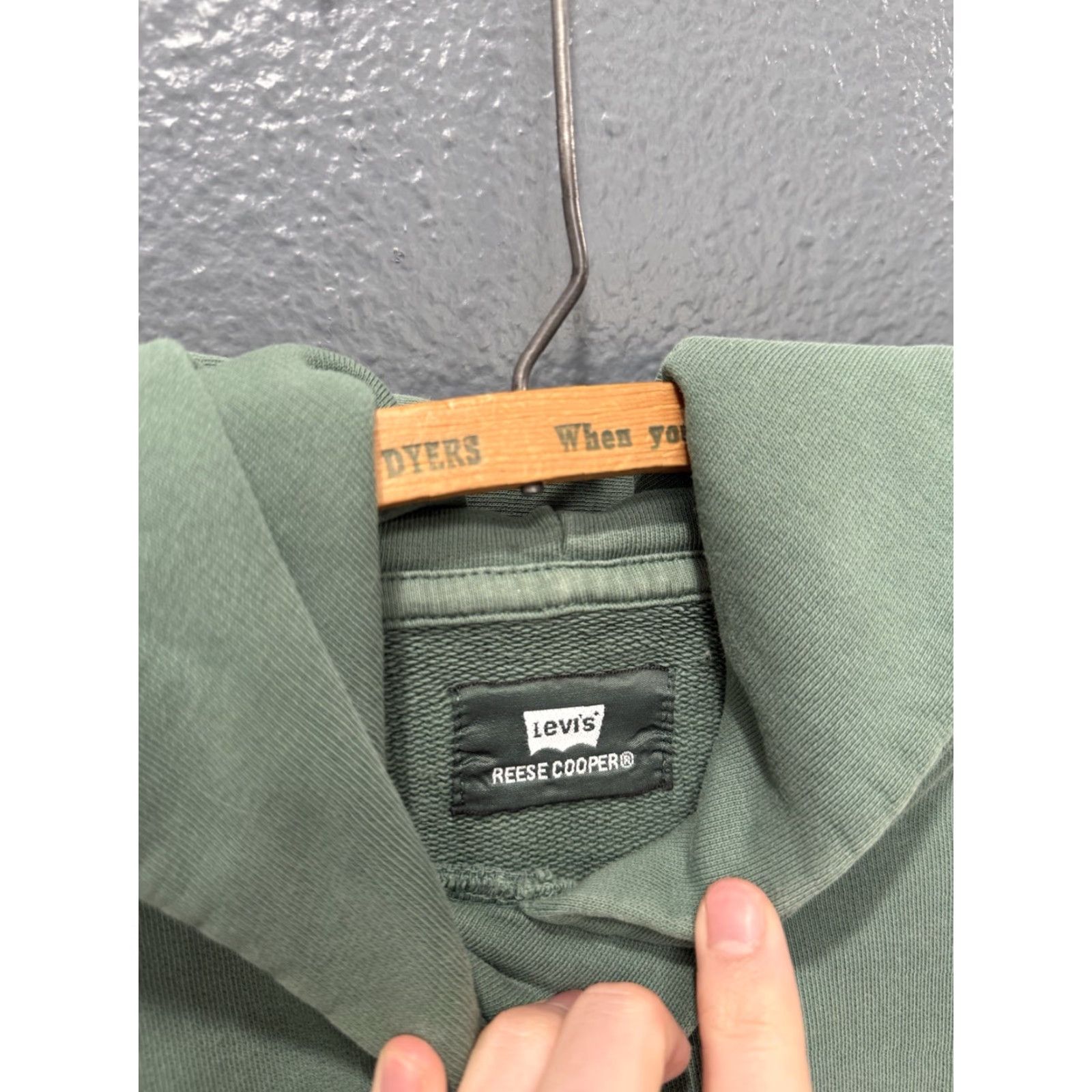 Levi's Levi’s Reese Cooper Hoodie Men’s Size M Green Cotton Embroidered Pullover Size US M / EU 48-50 / 2 - 8 Thumbnail