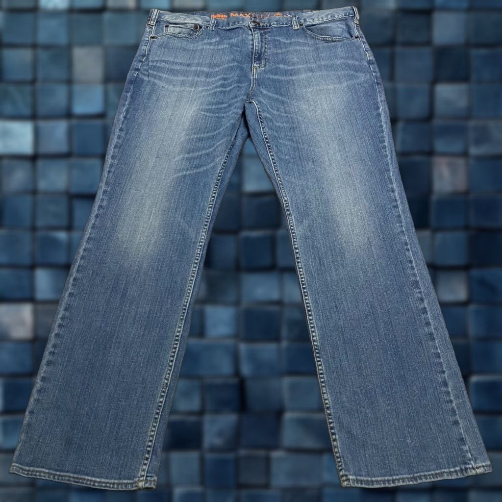 Vintage Urban Pipeline Jeans Men Slim Straight 38x30 Blue Denim Mid Rise Medium Wash 5-Pocket Design Size US 38 / EU 54 - 1 Thumbnail
