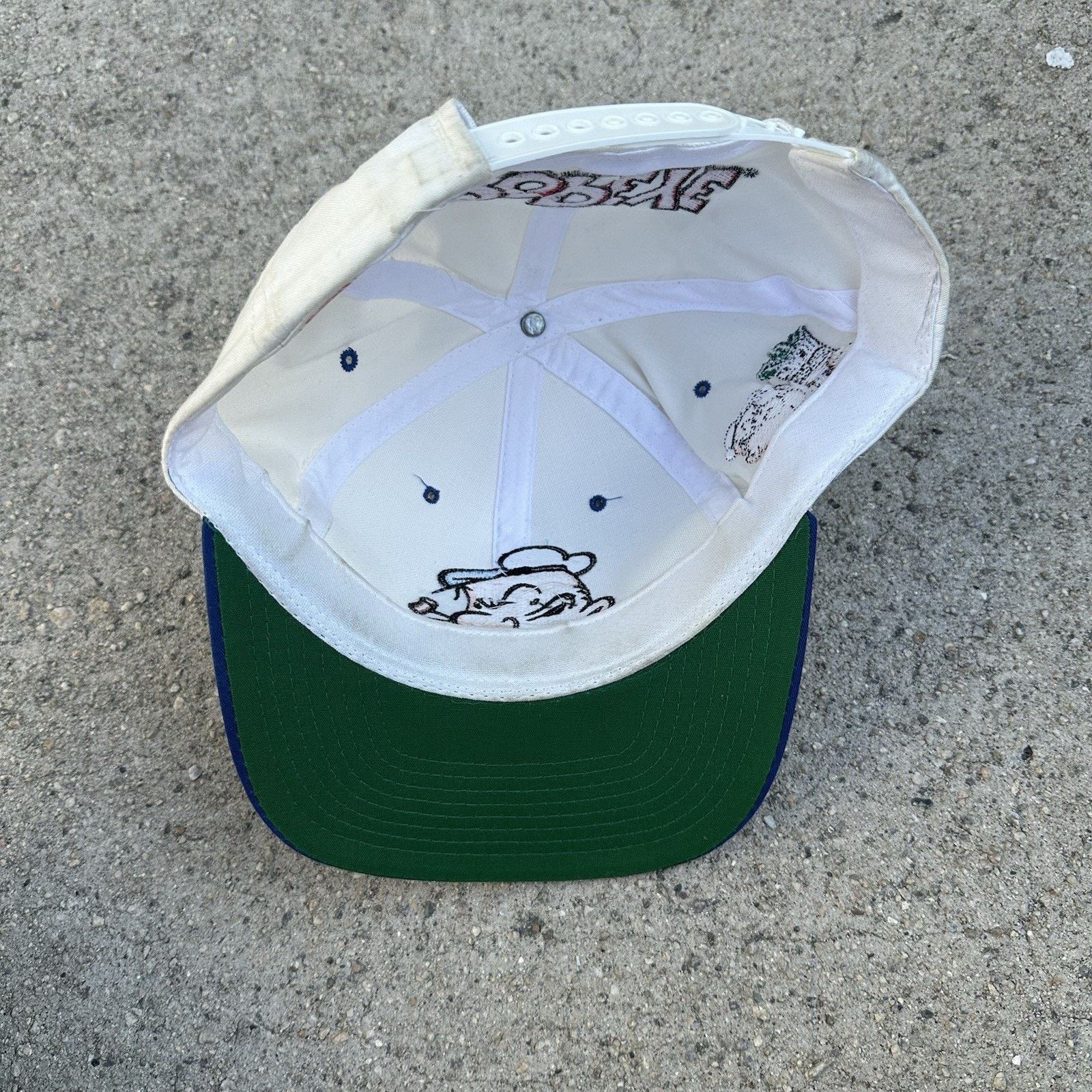 American Needle × Vintage Vintage 90s American Needle Popeye Blockhead Snapback Hat Size ONE SIZE - 4 Thumbnail