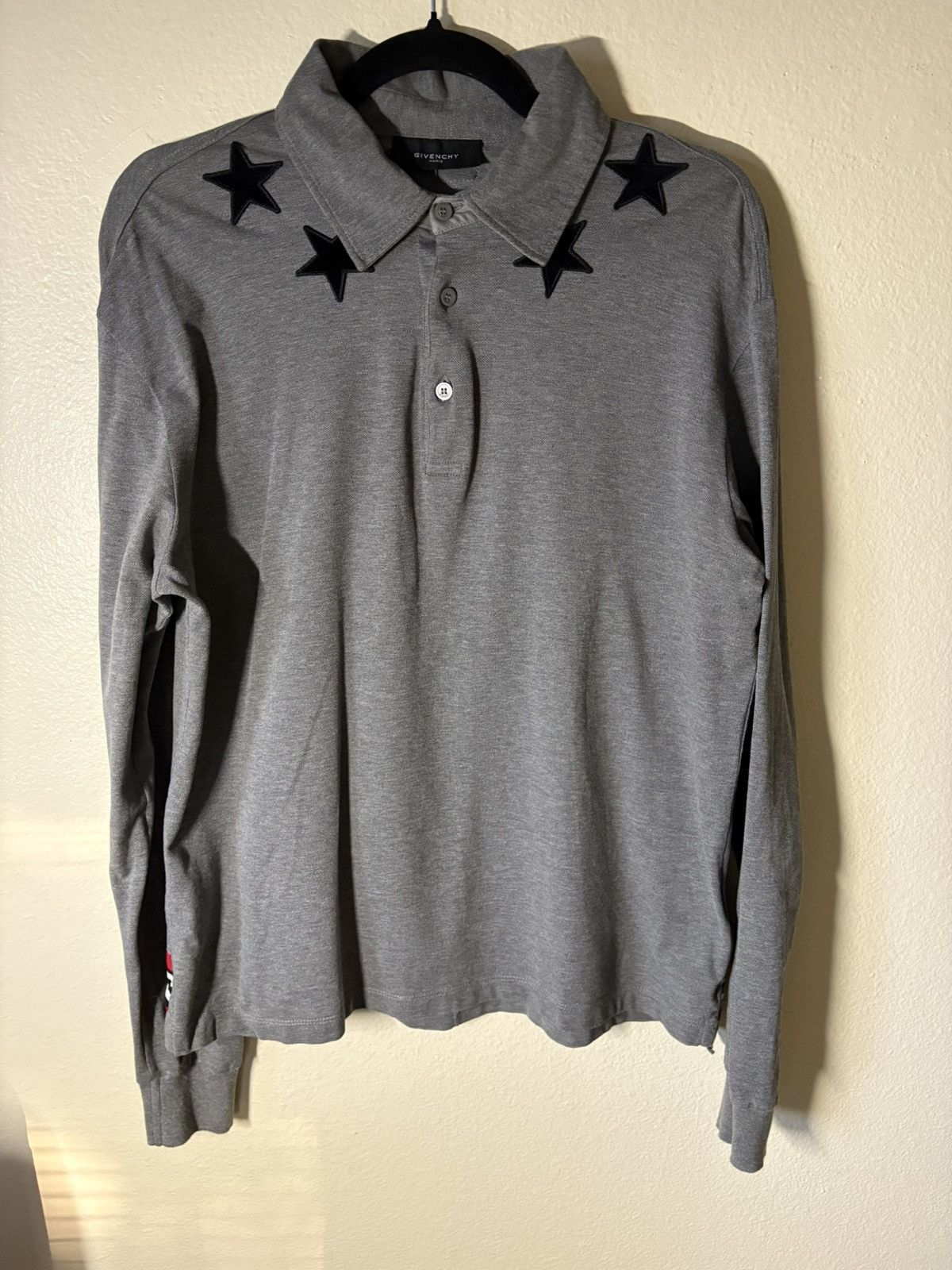 f*y様 GIVENCHY starlongsleevepolo by Ricc Givenchy | Shirts | Givenchy Star Polo | Poshmark