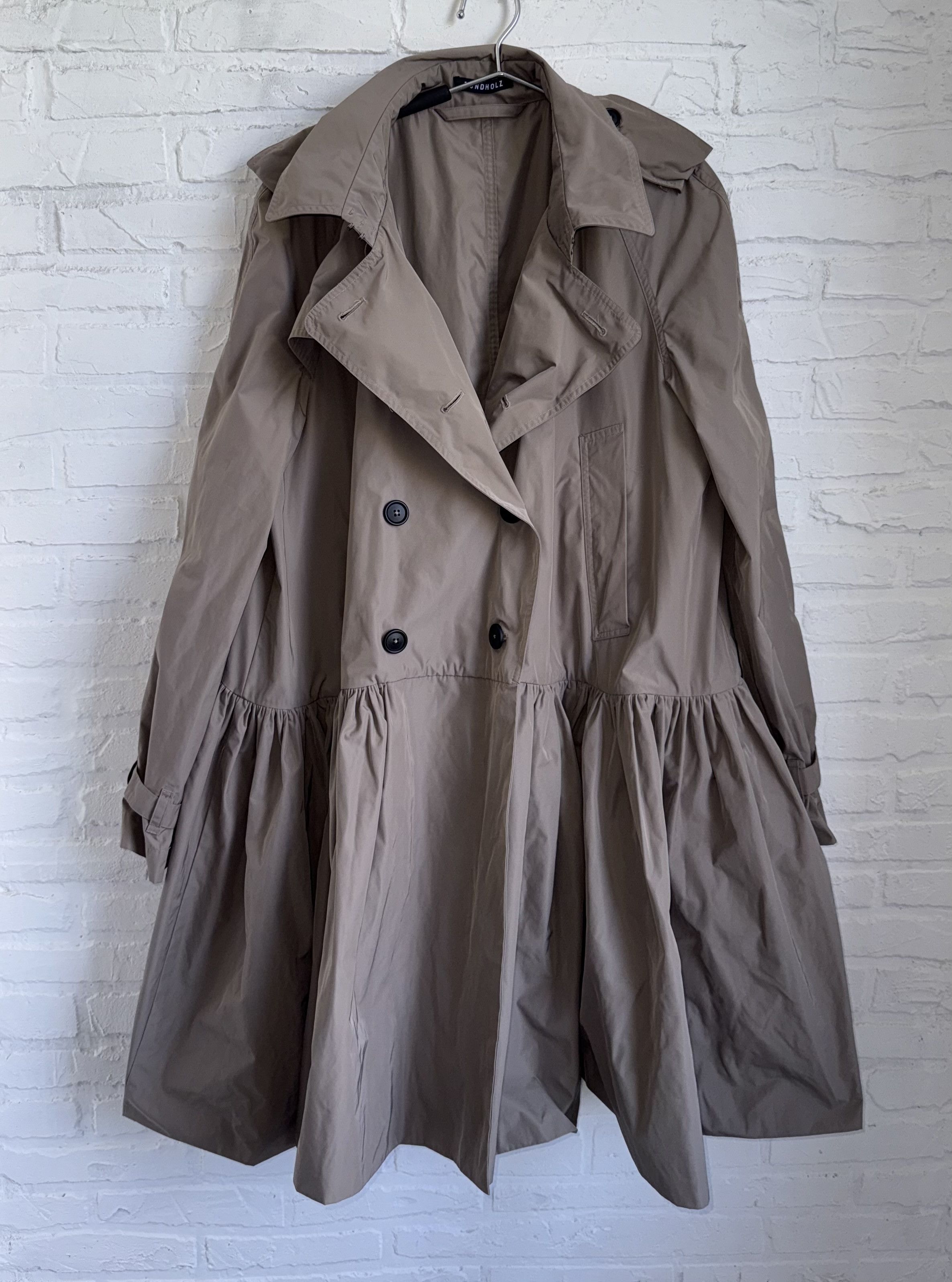 Rundholz Rundholz Oversized Trench Coat Balloon Taupe Jacket Size M / US 6-8 / IT 42-44 - 2 Thumbnail
