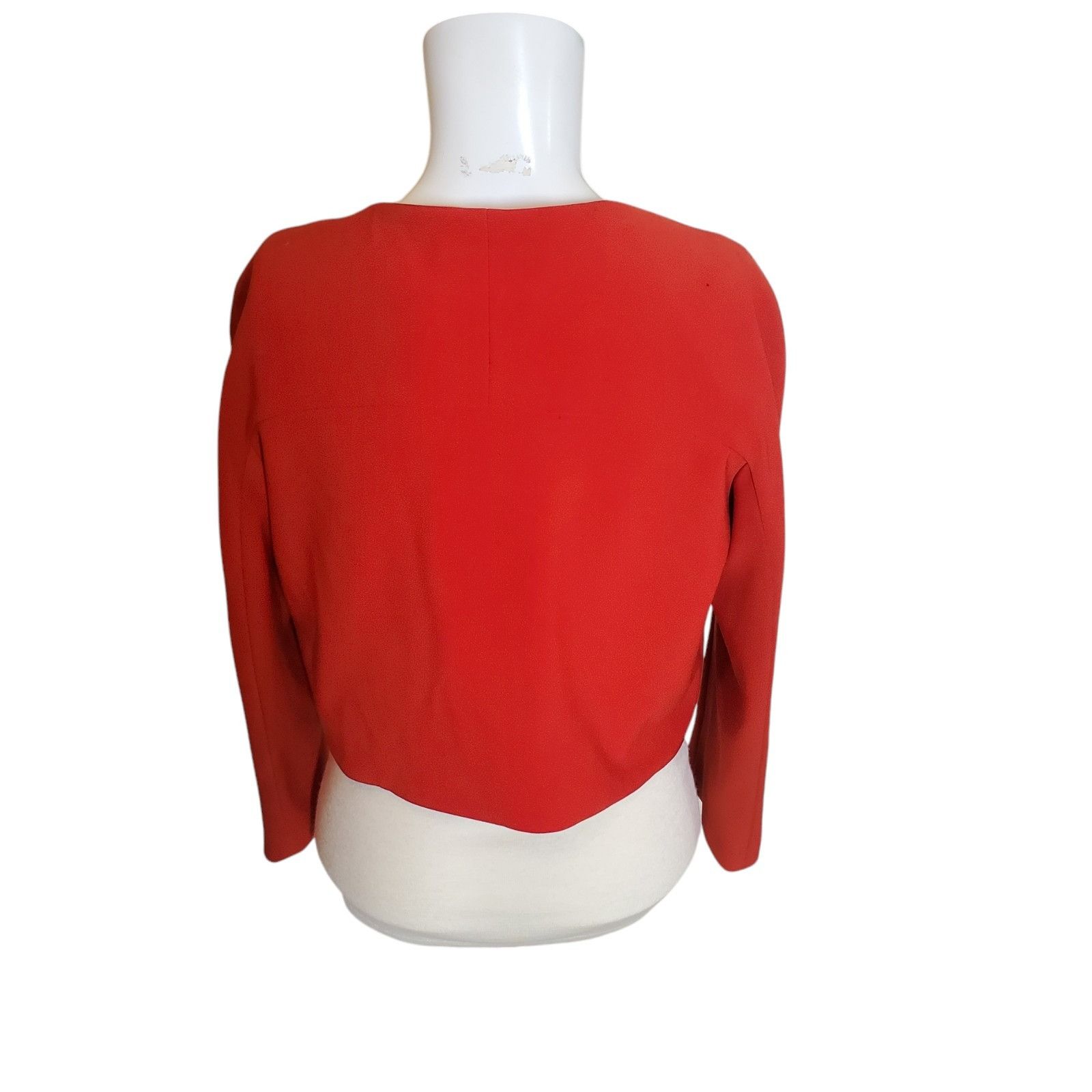 Joseph Ribkoff Joseph Ribkoff Vintage Cropped Jacket Ponte Cardigan Jacket Size XL / US 12-14 / IT 48-50 - 3 Thumbnail