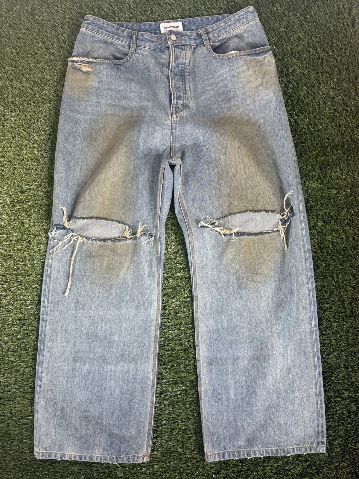 Other Esoteric Thing Distressed Denim Jeans Size US 38 / EU 54 - 1 Thumbnail