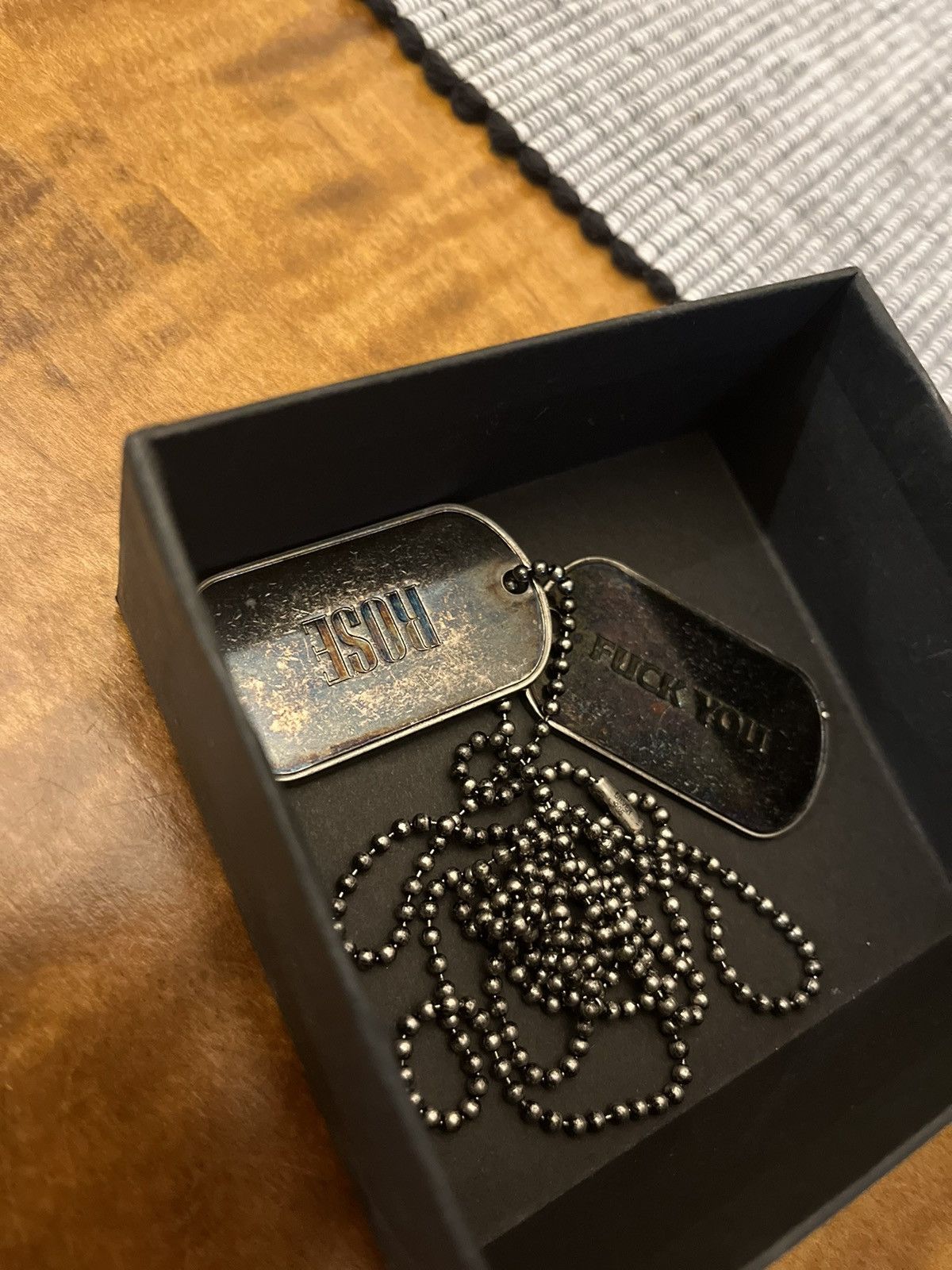 Number (N)ine Number (N)ine Axl Rose Dog Tag | Grailed