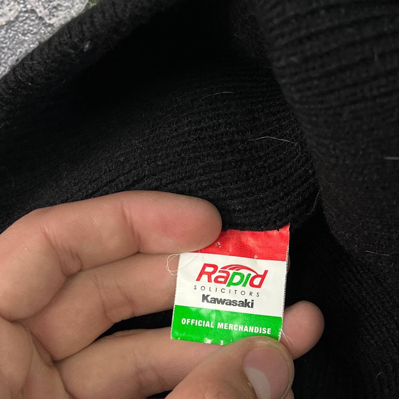 Vintage Vintage Kawasaki Rapid Solicitors Beanie Winter OneSize Hat Size ONE SIZE - 3 Thumbnail