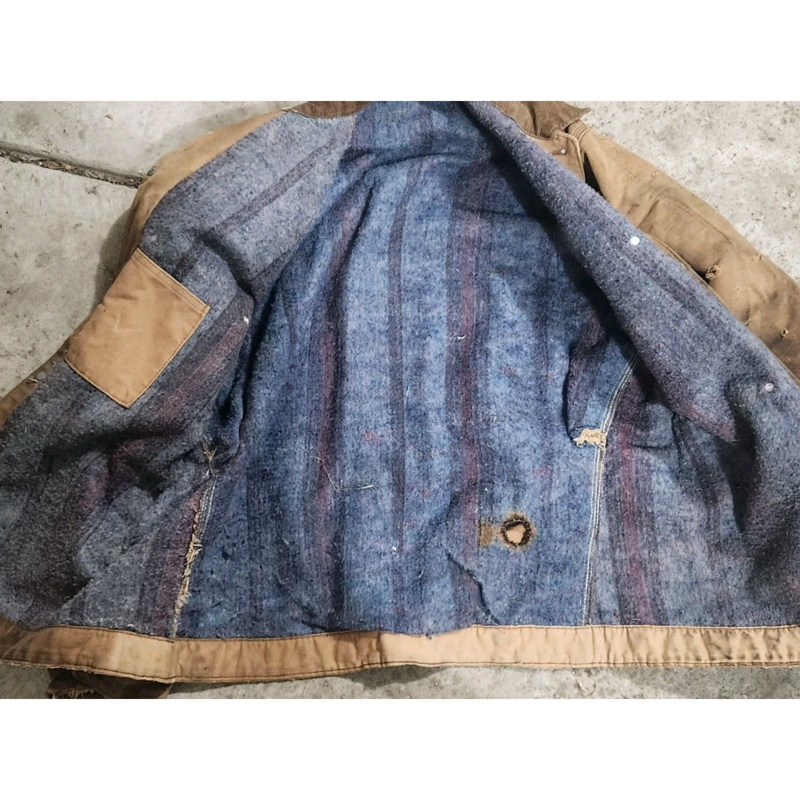 Carhartt VINTAGE Carhartt USA Chore Jacket Men 48 Brown Lined Canvas Duck 70s 80s Size US M / EU 48-50 / 2 - 2 Thumbnail