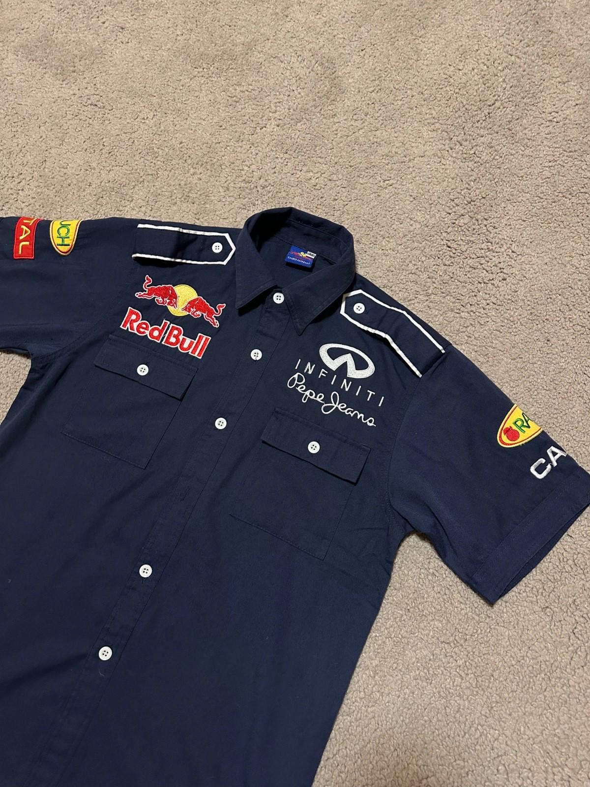 Red Bull 90s Vintage Red Bull Infiniti Embroidery Racing Shirt Sz M Size US M / EU 48-50 / 2 - 4 Thumbnail