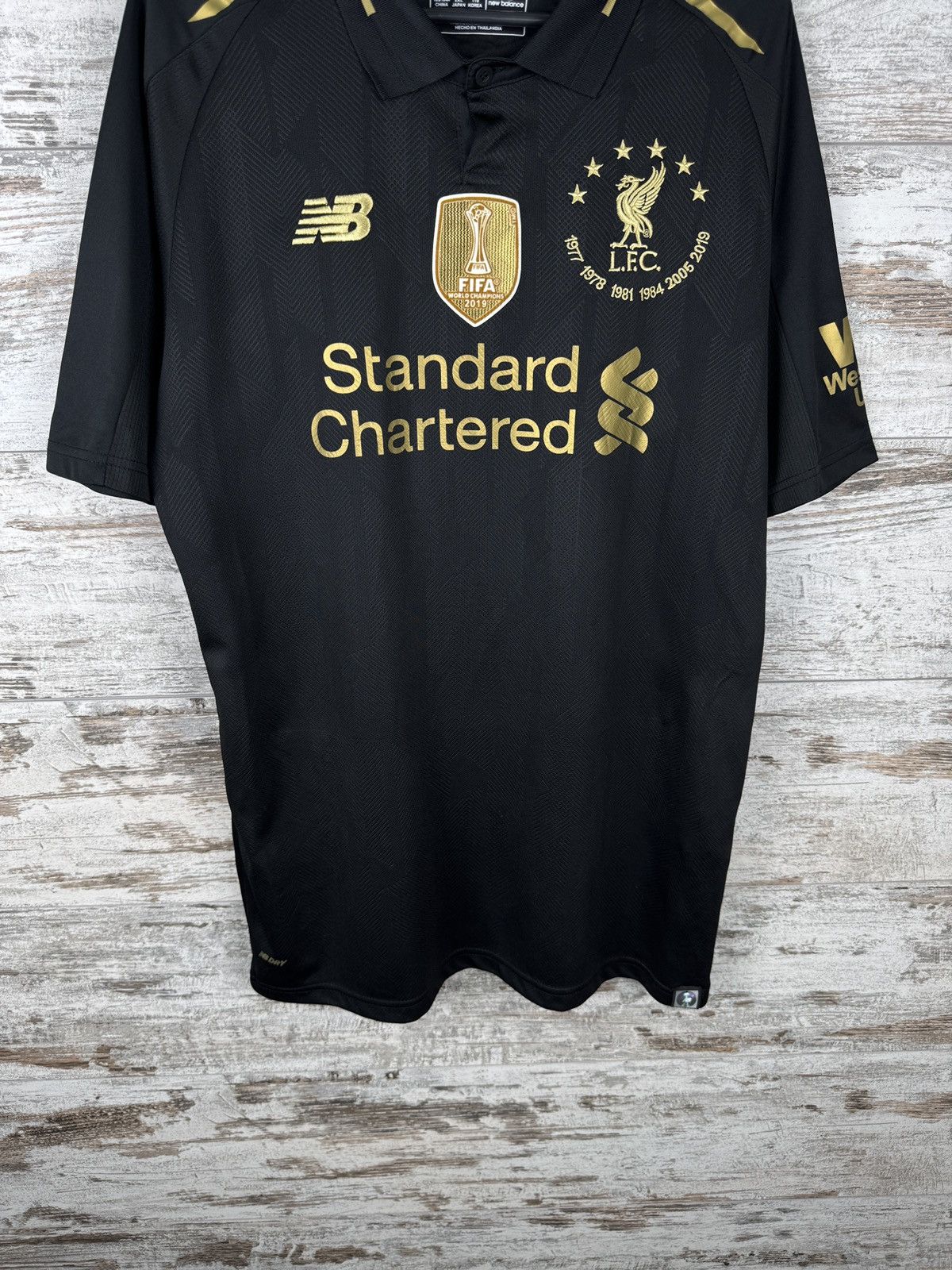 New Balance × Vintage Mens Vintage New Balance Liverpool FC T-shirt FIFA jersey Size US XL / EU 56 / 4 - 3 Thumbnail