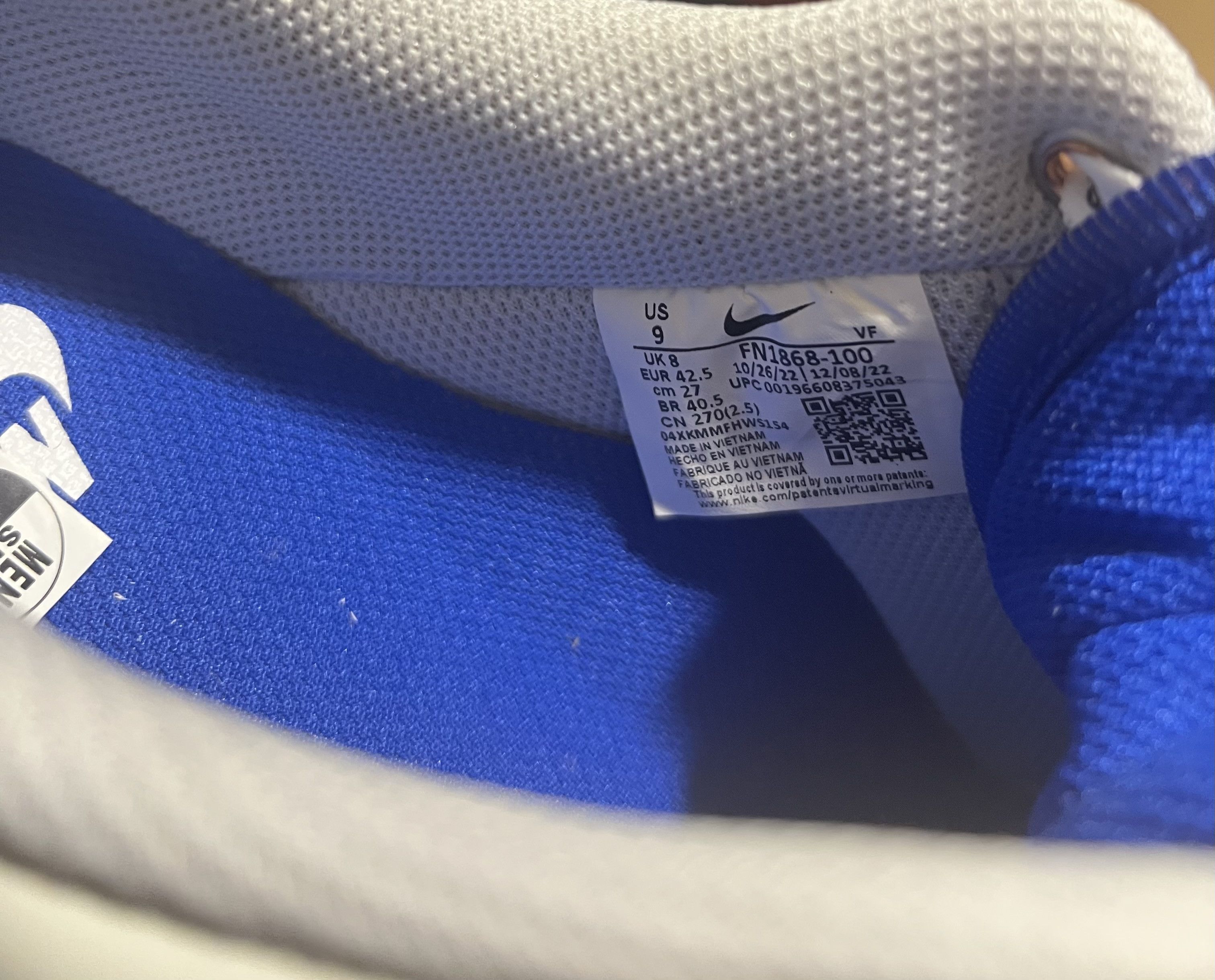 Nike Air Force 1 JRD Size US 9 / EU 42 - 8 Thumbnail