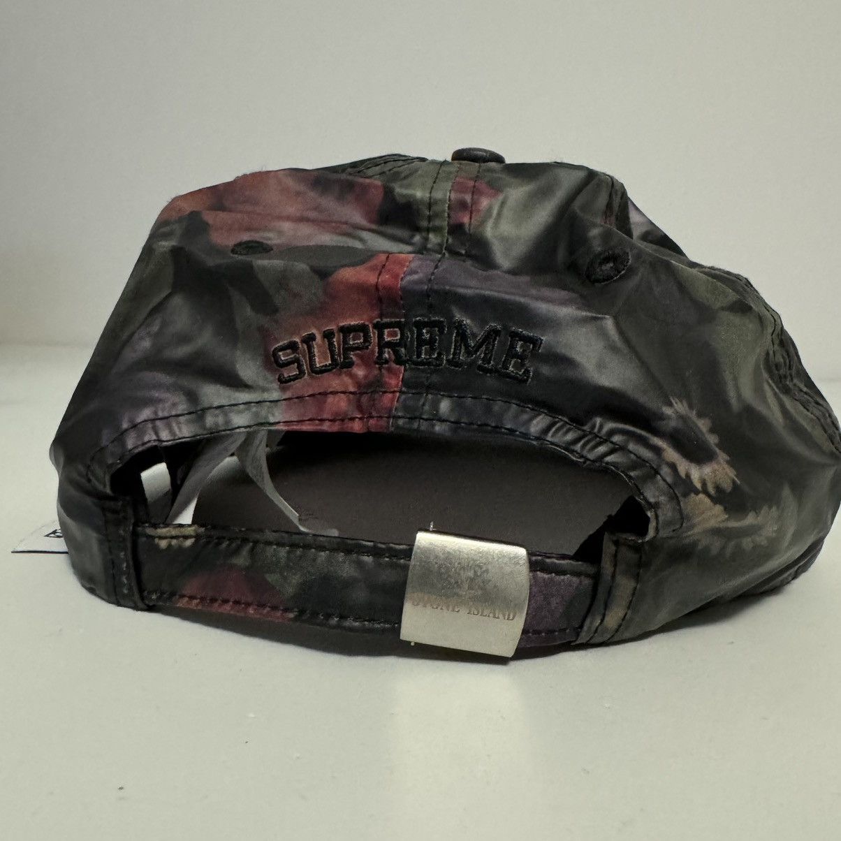 Stone Island × Supreme Supreme x Stone Island Lamy Stampato 6 Panel Hat Size ONE SIZE - 8 Thumbnail
