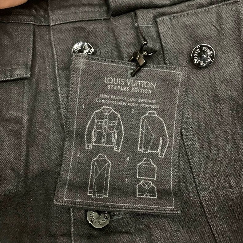 Louis Vuitton Louis Vuitton Black Tag DNA Denim Jacket Size US L / EU 52-54 / 3 - 6 Thumbnail