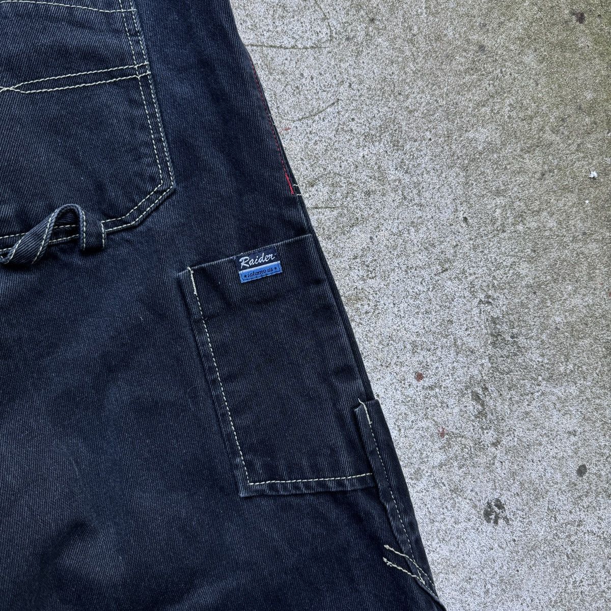 Vintage Y2K Baggy Faded Thrashed Wide Leg Skater Jeans ERD Grunge Size US 32 / EU 48 - 15 Thumbnail