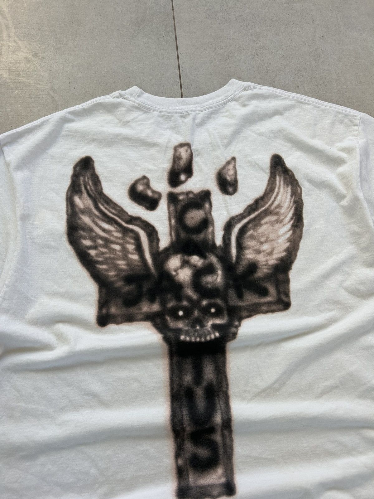 Travis Scott Jackboys 2 C2 White Tee