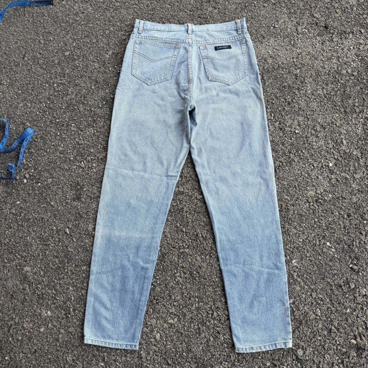 Giordano VINTAGE GIORDANO BLUE DENIM STRAIGHT FADED JEAN PANTS Size US 33 - 10 Thumbnail