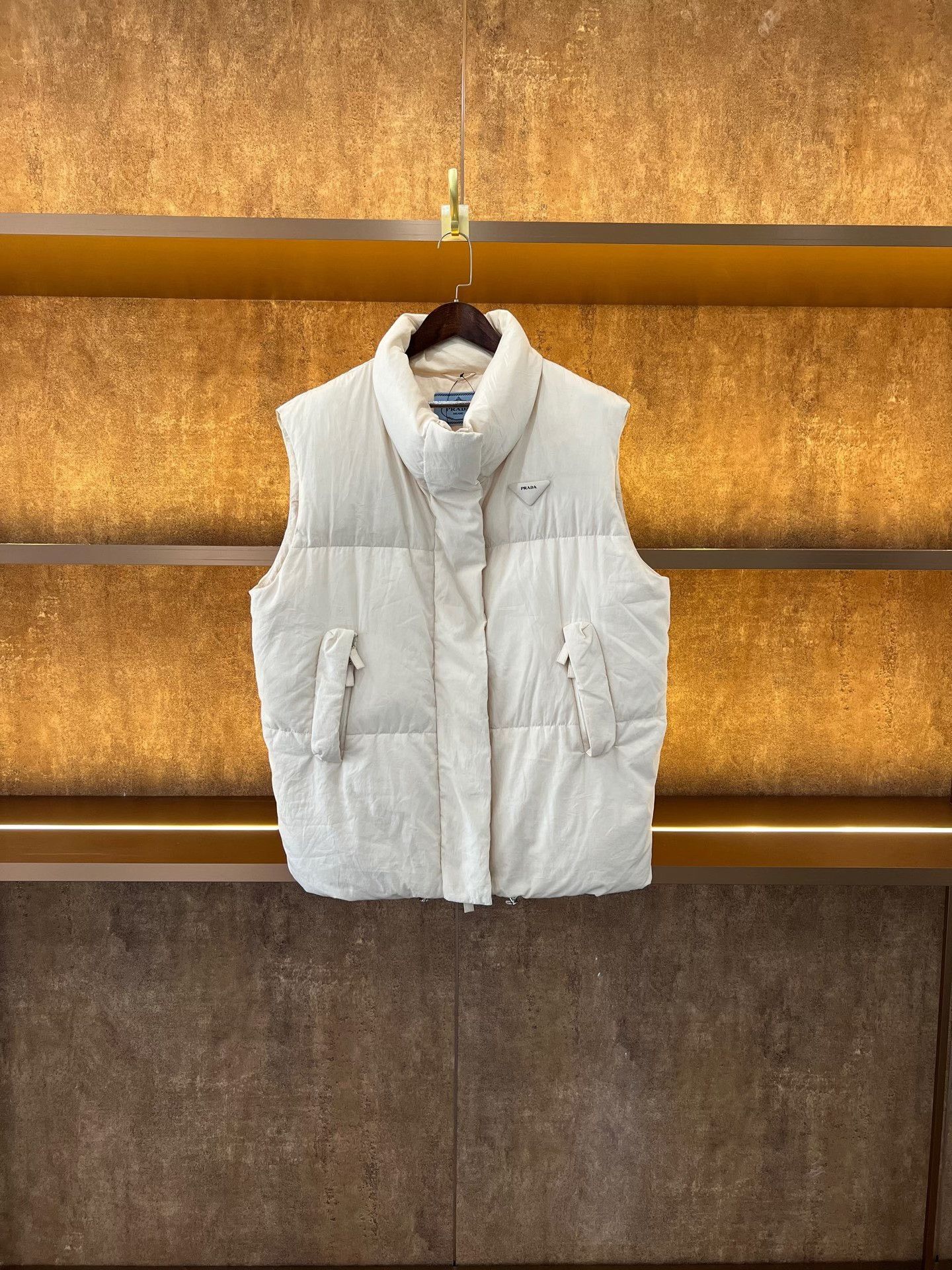 Prada Prada Triangle Logo Down Vest Size S / US 4 / IT 40 - 1 Thumbnail