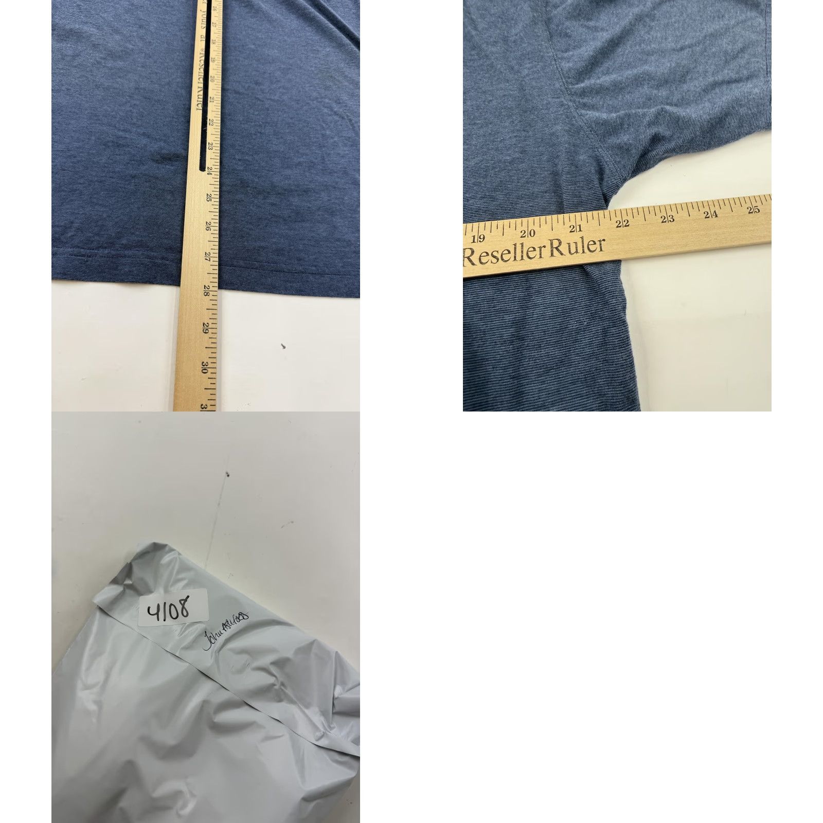 Vintage John Ashford Golf Polo Shirt Mens L Blue 100% Cotton Pocket Casual Top Size US L / EU 52-54 / 3 - 8 Thumbnail