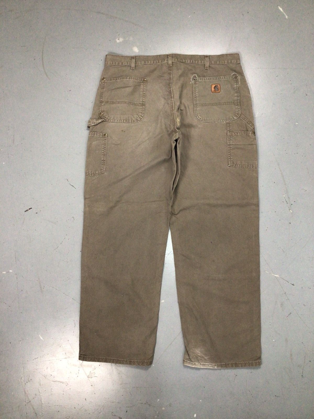 Carhartt × Vintage Vintage Carhartt B195 LBR double knee carpenter denim Size US 40 / EU 56 - 6 Thumbnail