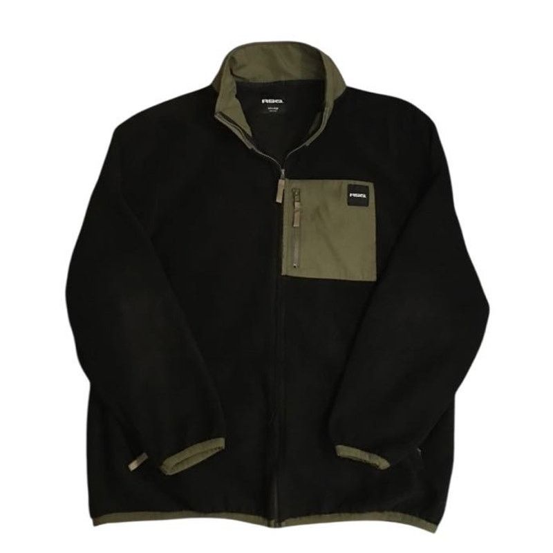 Other NEW Pullover 1/4 Zip Fleece Sweatshirt Jacket Black Green XL Size US XL / EU 56 / 4 - 1 Thumbnail
