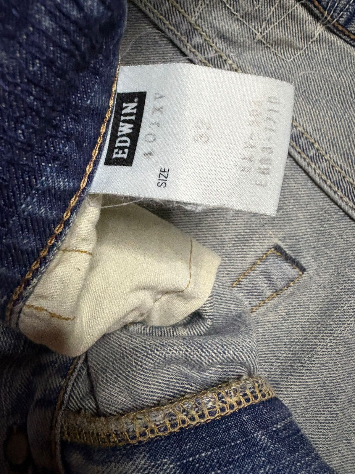 Edwin Exclusive Vintage Edwin Mud Wash Patched Flare Jeans Size US 34 / EU 50 - 10 Thumbnail