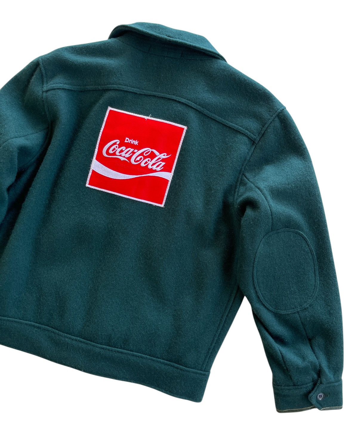 Coca Cola 1970s Japanese Coca Cola Wool Workers Jacket Size US M / EU 48-50 / 2 - 8 Thumbnail