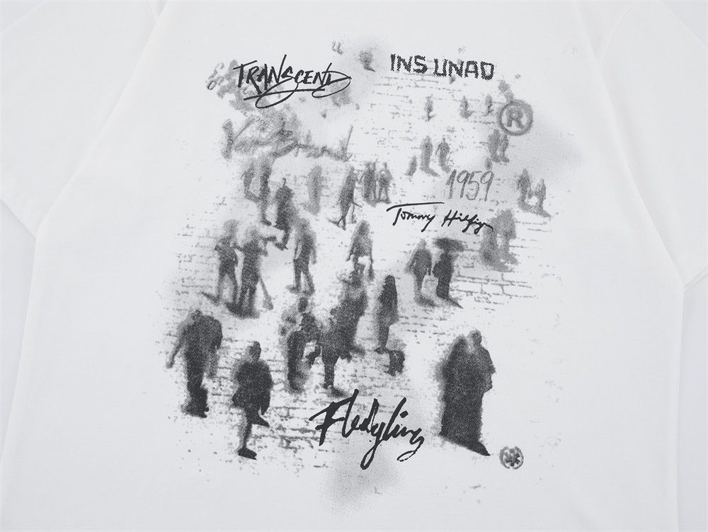 Japanese Brand × Vintage Men's loose street fashion casual silhouette print T-shirt Size US M / EU 48-50 / 2 - 3 Thumbnail