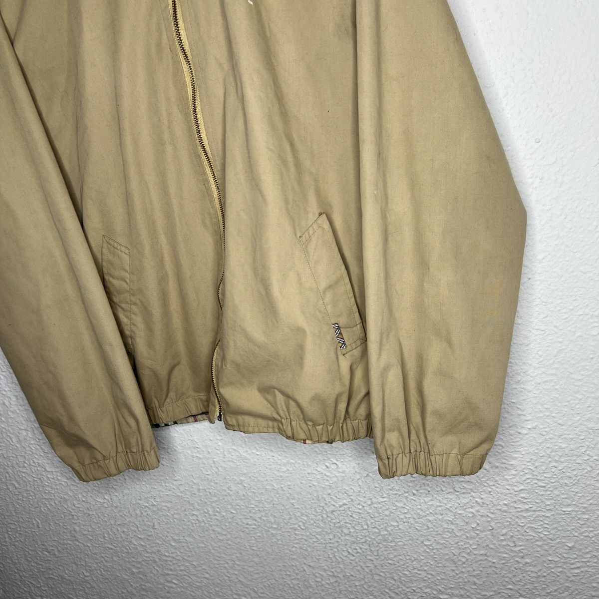 Burberry London Nova Check Jacket Reversible Beige