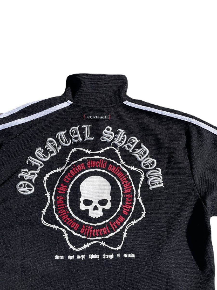 If Six Was Nine 2000s Japanese archive Skull Poem Embroidery Short Jacket Size US XL / EU 56 / 4 - 5 Thumbnail