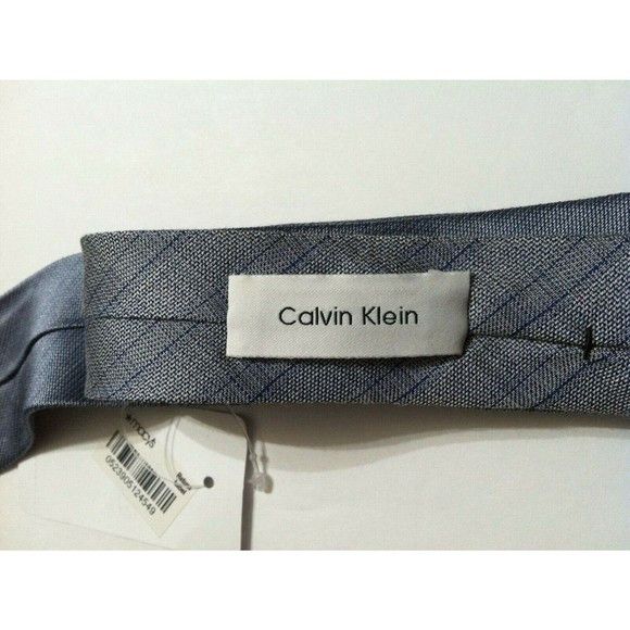 Calvin Klein CALVIN KLEIN NEW 50%SILK 29%VISCOSE 21%LINEN TIE WIDTH:2" Size ONE SIZE - 2 Thumbnail
