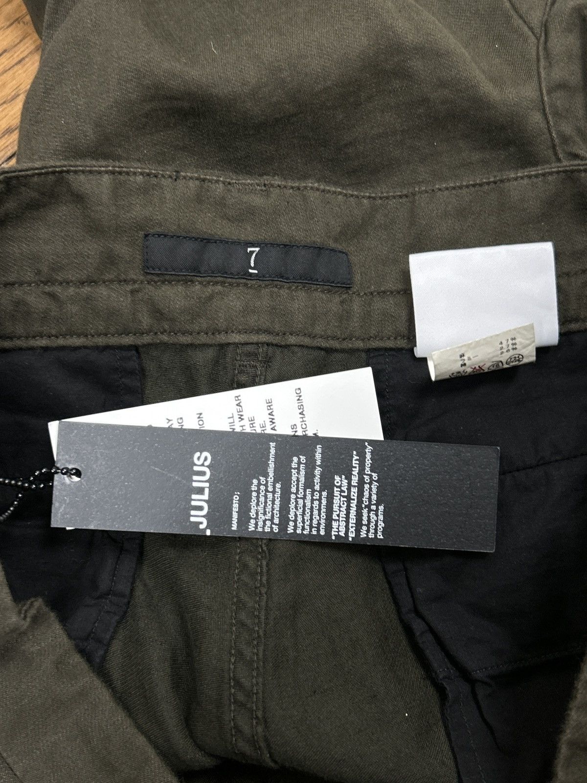 Julius NWT! Cargo Tapered Pants Size US 34 / EU 50 - 6 Thumbnail