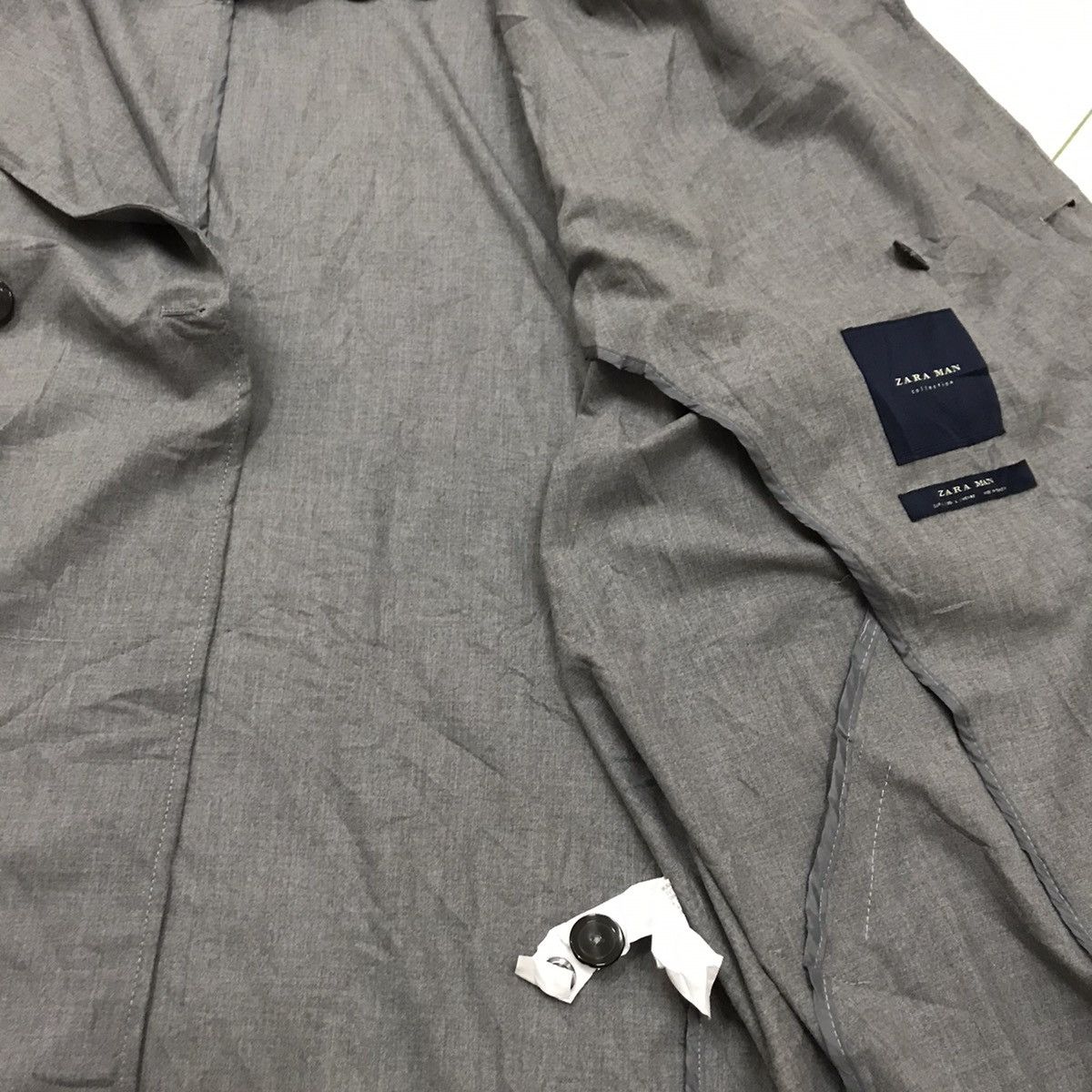 Zara Zara Man Collection Long Coat Jacket Size US XL / EU 56 / 4 - 12 Thumbnail